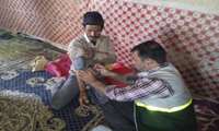 ارائه خدمات بهداشتی درمانی توسط شبکه بهداشت فاروج به عشایر منطقه قوچ قلعه